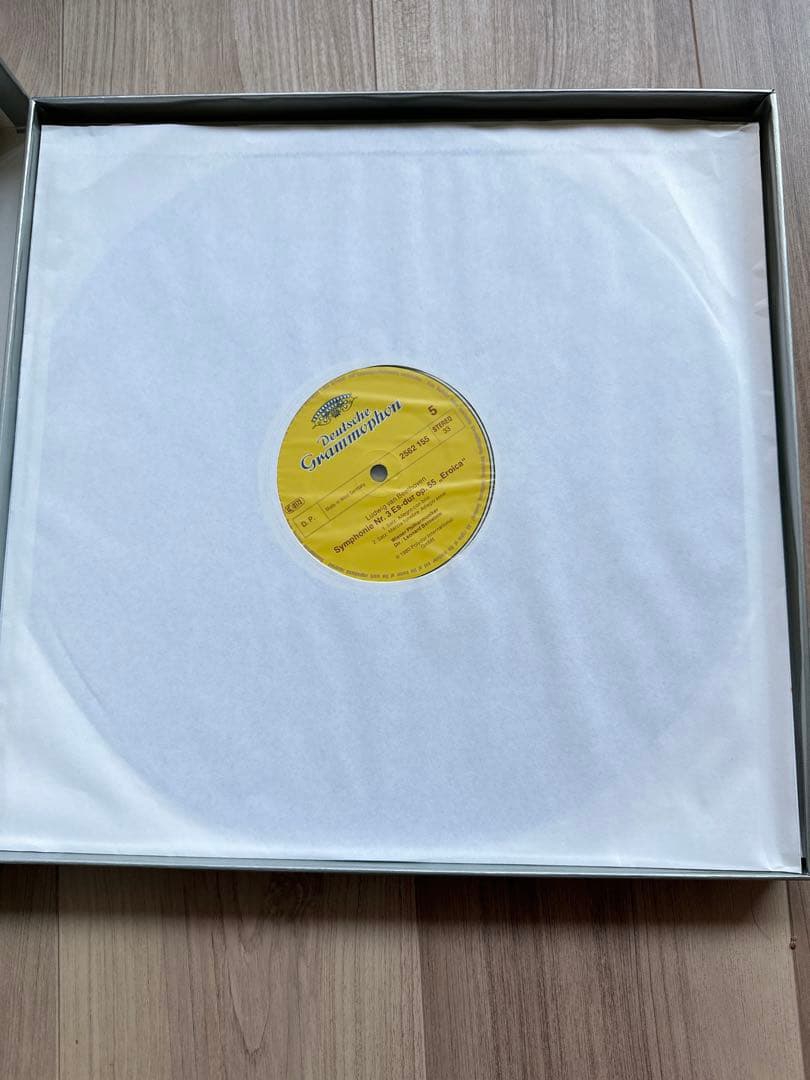 西独盤　レナード・バーンスタイン、ウィーンフィル、ベートーヴェン交響曲 8LP