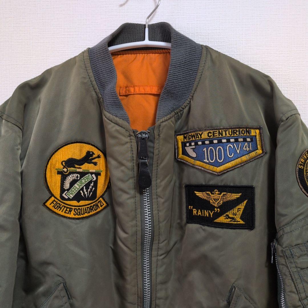 希少【USA製】ALPHA type MA-１ フライトジャケット Mサイズ