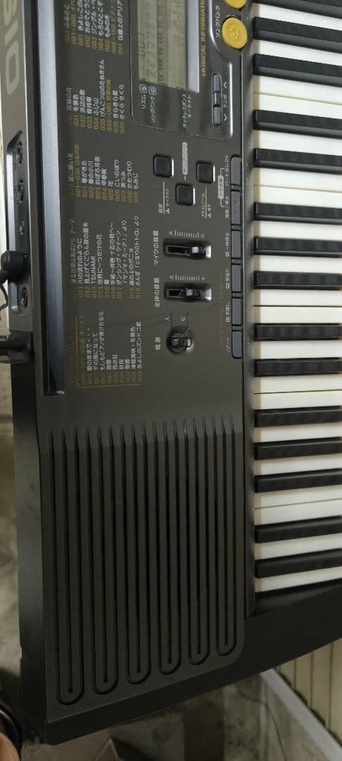 CASIO　LK-113　光ナビゲーションシステム　電子キーボード　椅子　各台付