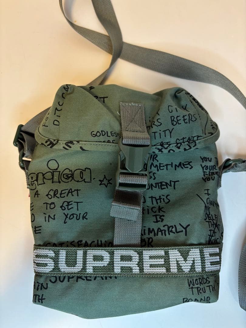 Supremeシュプリーム ショルダーバッグ オリーブグリーン