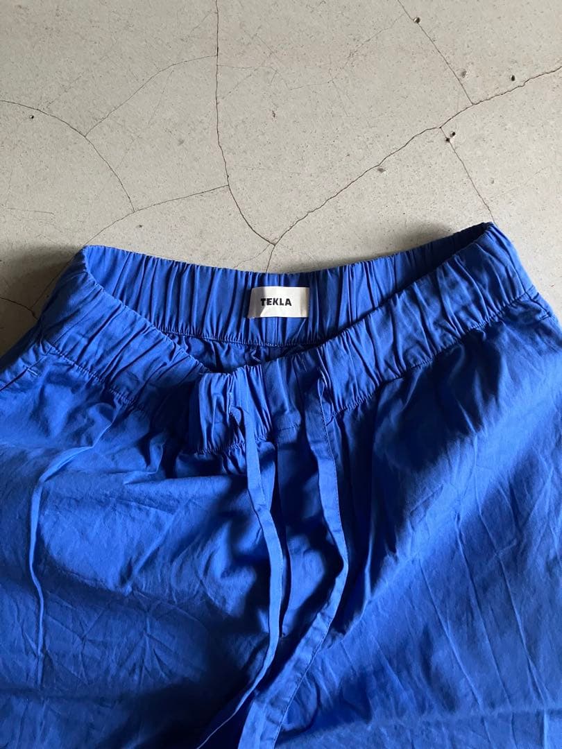 ルームウェア・パジャマ TEKLA Poplin pants  Blue