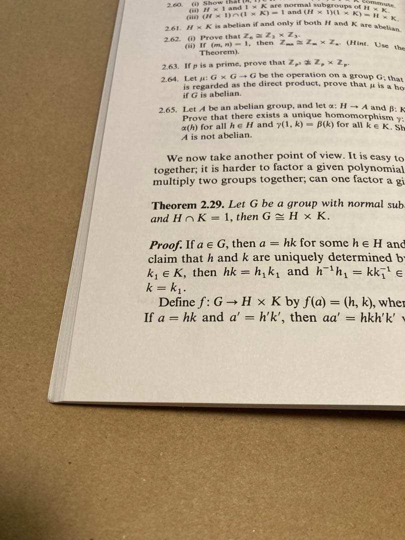 洋書 An Introduction to the Theory of Groups