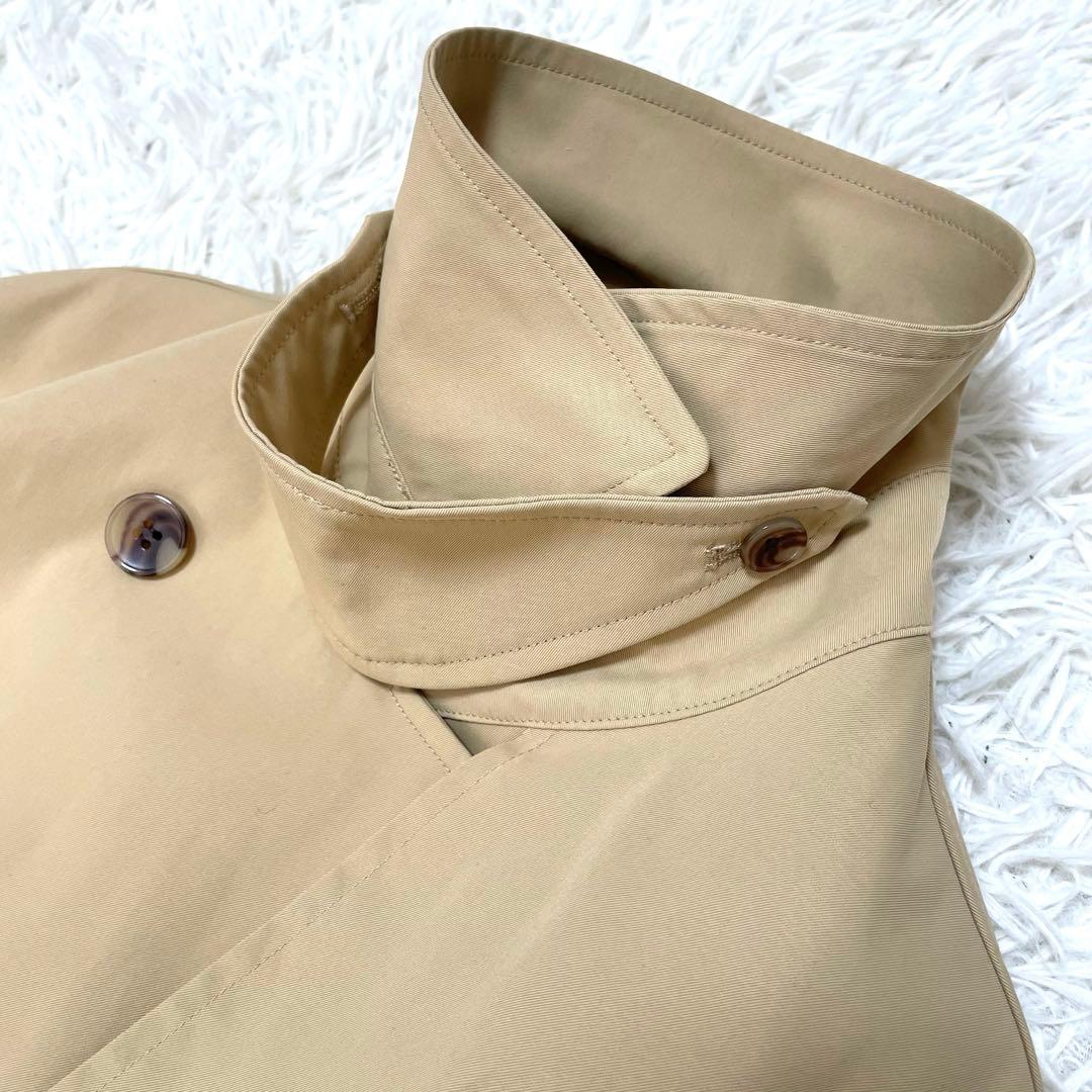 美品★スローブイエナ コットンライクウオッシャブルトレンチコート 36 ベージュ