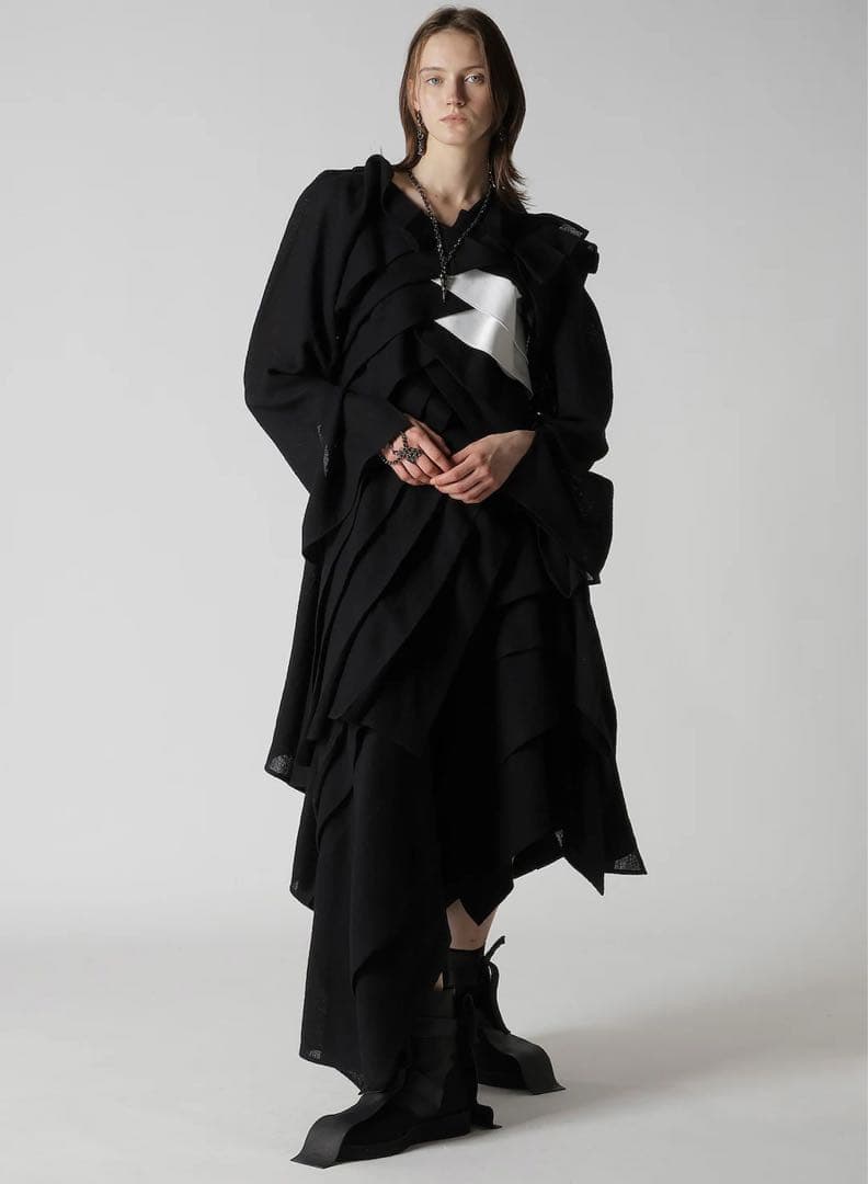 ヨウジヤマモト　25AW ウール　巻きスカート　1