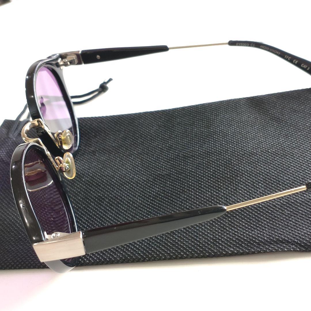 【美品 ジュンハシモト】サングラス パープルレンズ OWNDAY'S