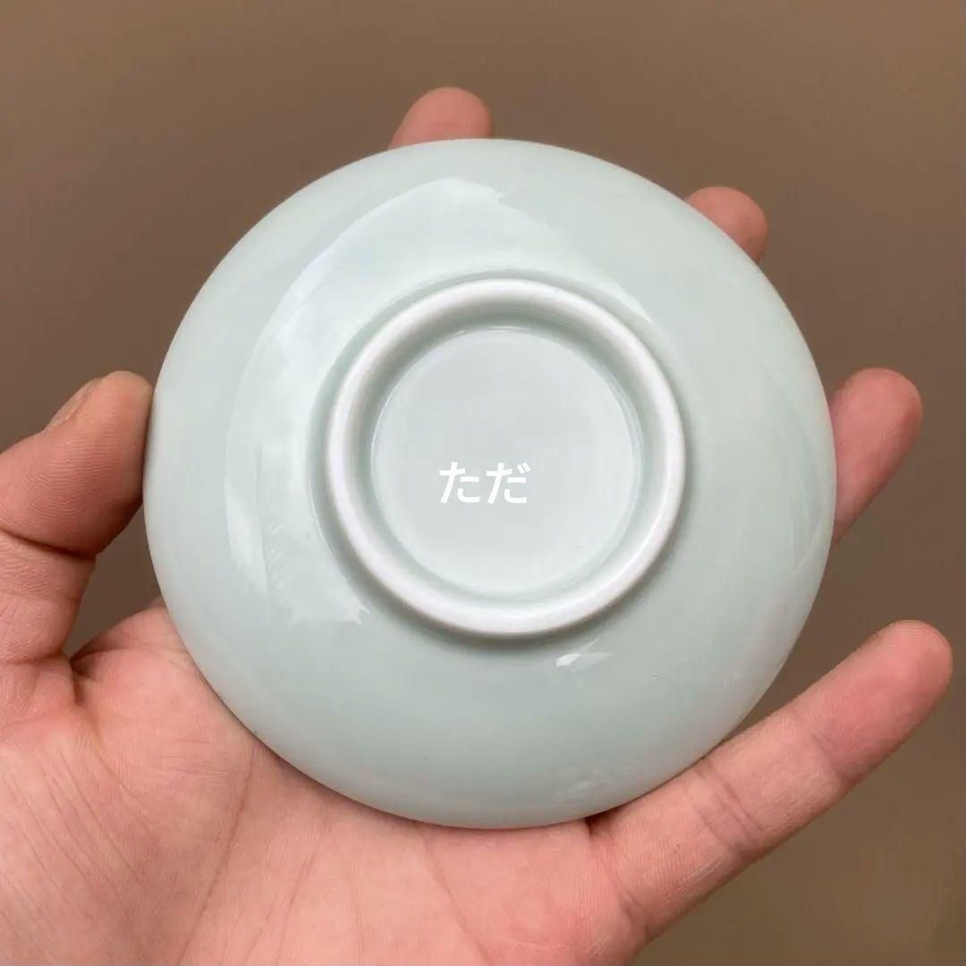 中国茶器 青花福字三才蓋碗 湯飲み 煎茶器 茶道具 新品未使用