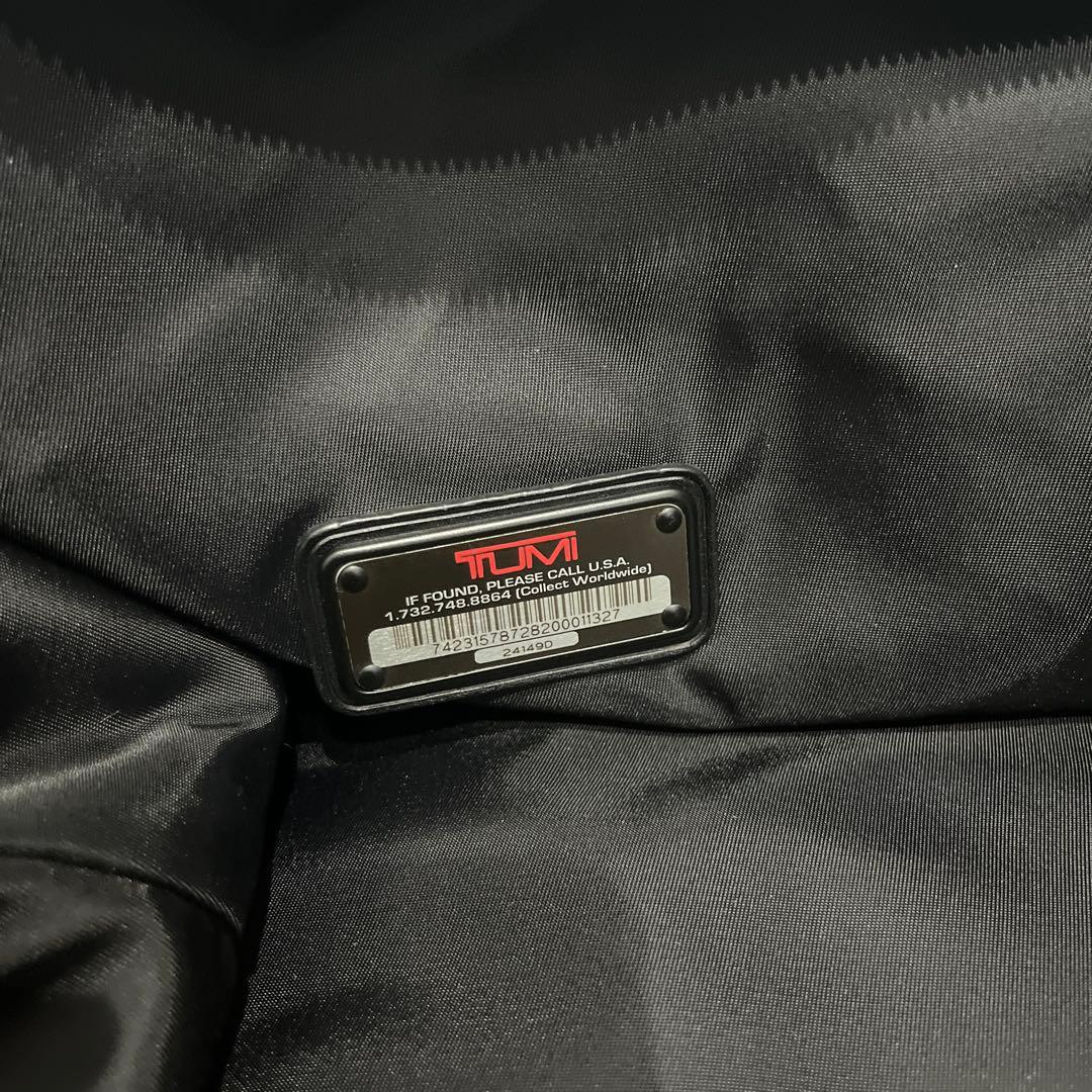【希少】TUMI トゥミ　2WAY ボストンバッグ 牛革　ブラック