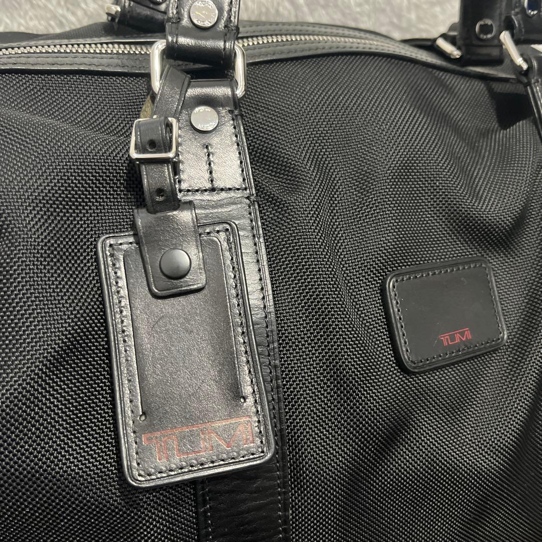 【希少】TUMI トゥミ　2WAY ボストンバッグ 牛革　ブラック
