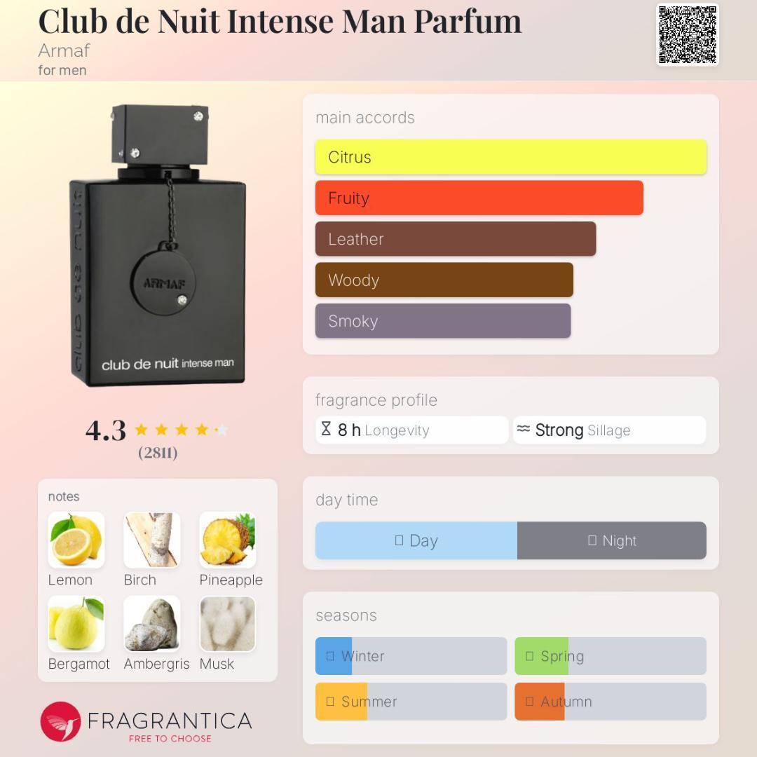 香水(男性用) Armaf Club De Nuit Intense EDT 105ml