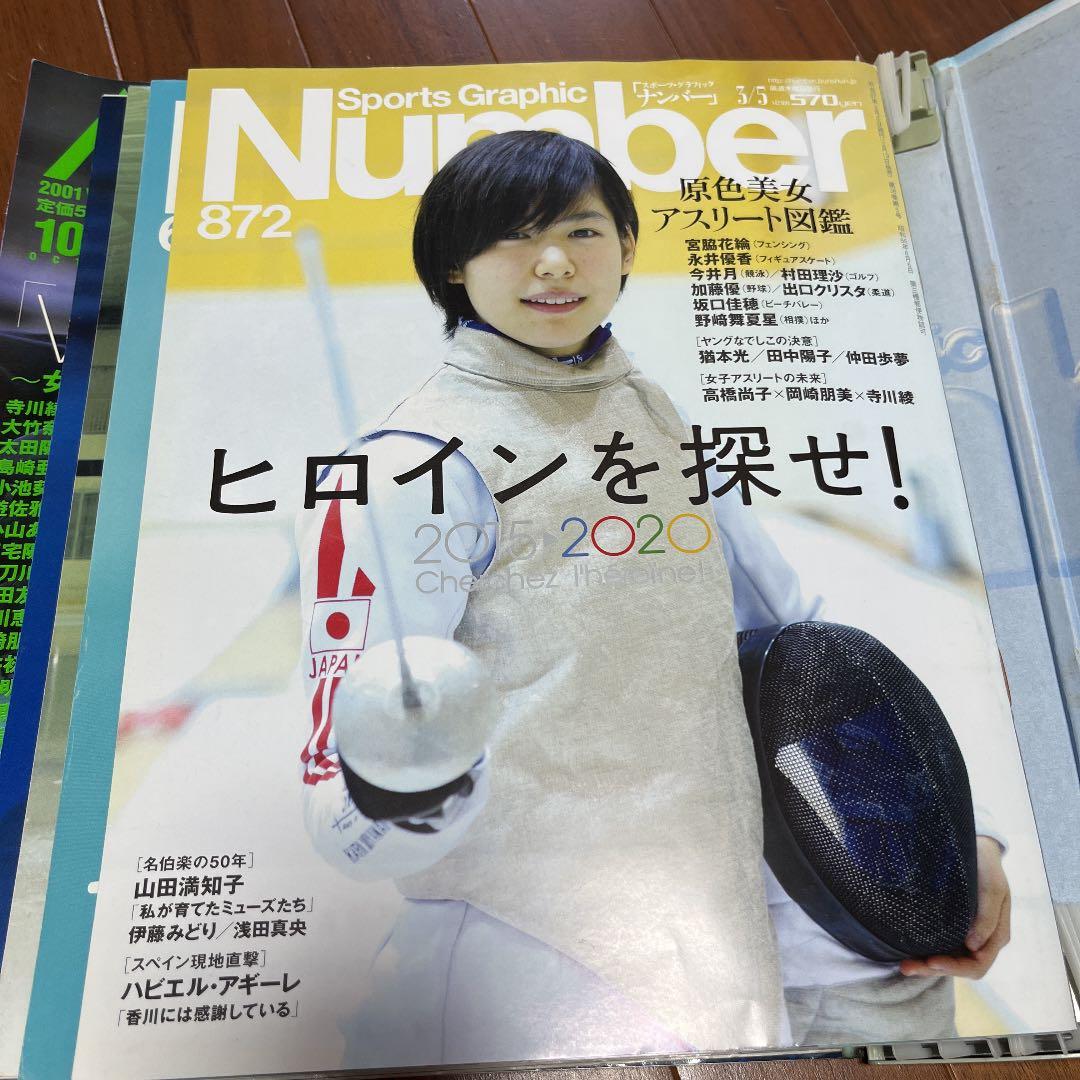 ナンバー　Number 他雑誌　6冊セット美女特集