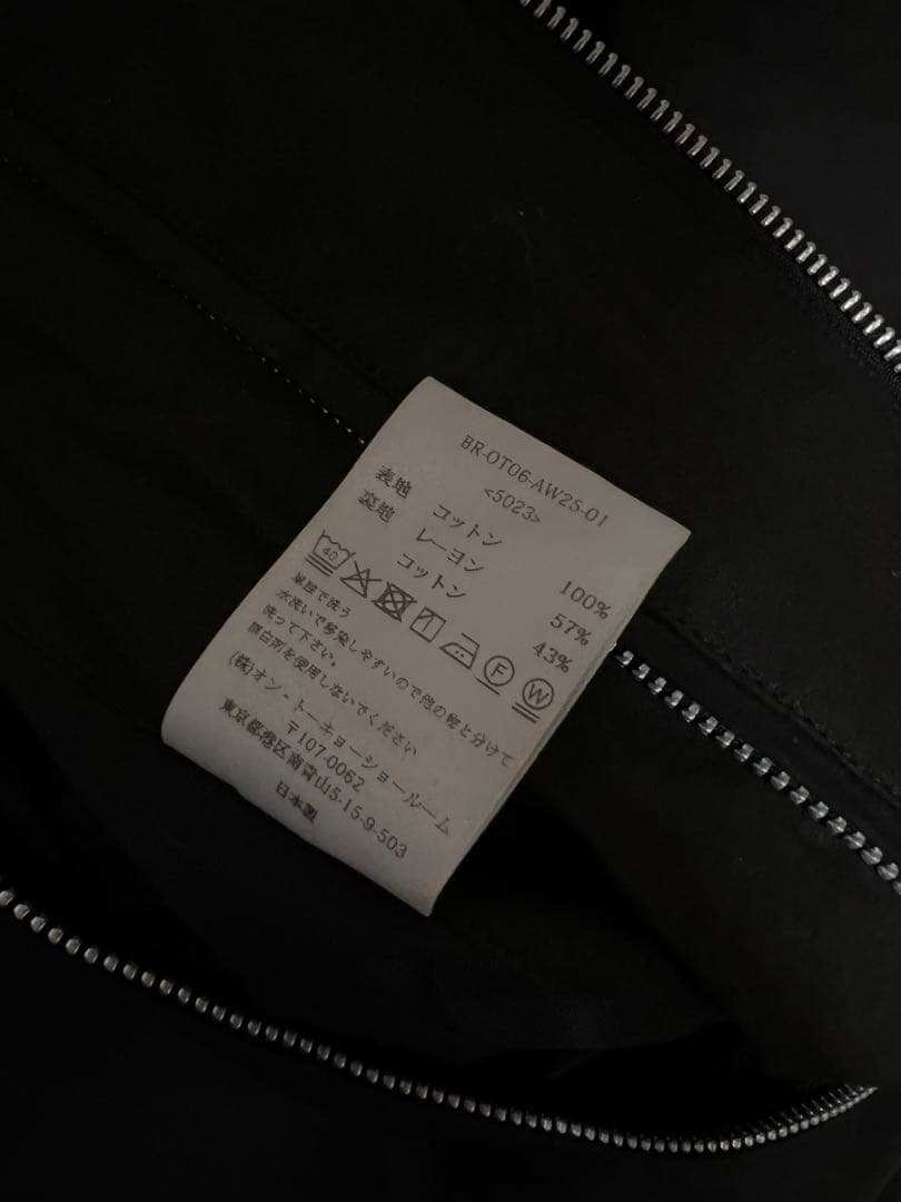 o*_様 BIBLIOTHERK DRAPED BLOUSON