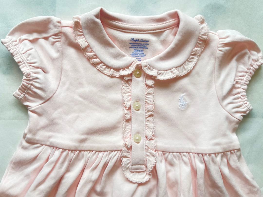 【新品未使用】Ralph Lauren ベビー服セット ピンク　女の子服　箱付き