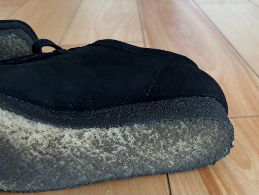 Clarks クラークス ワラビー ブラック 黒 スエード UK7
