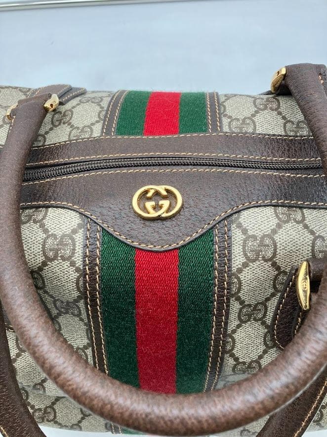 【美品】GUCCI GGオールドGUCCI　ボストンバッグ