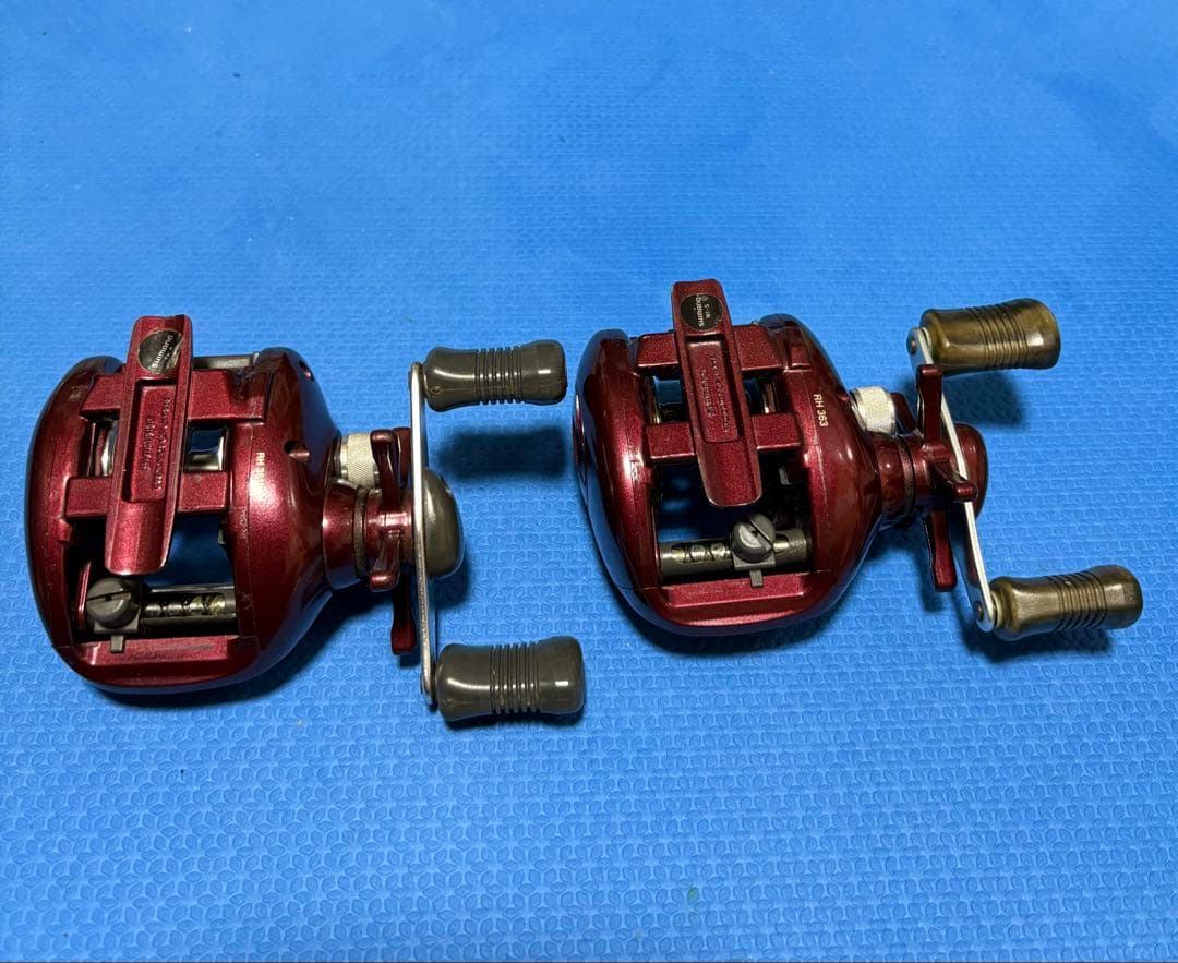 1500 レッド ベイトリール ダブルハンドル