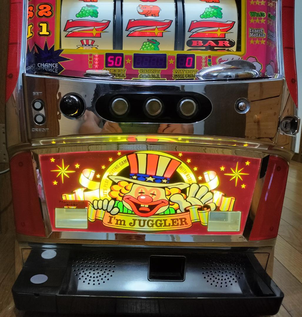 【パチスロ実機】北電子★アイムジャグラーSP（レッドパネル）【不要機付】