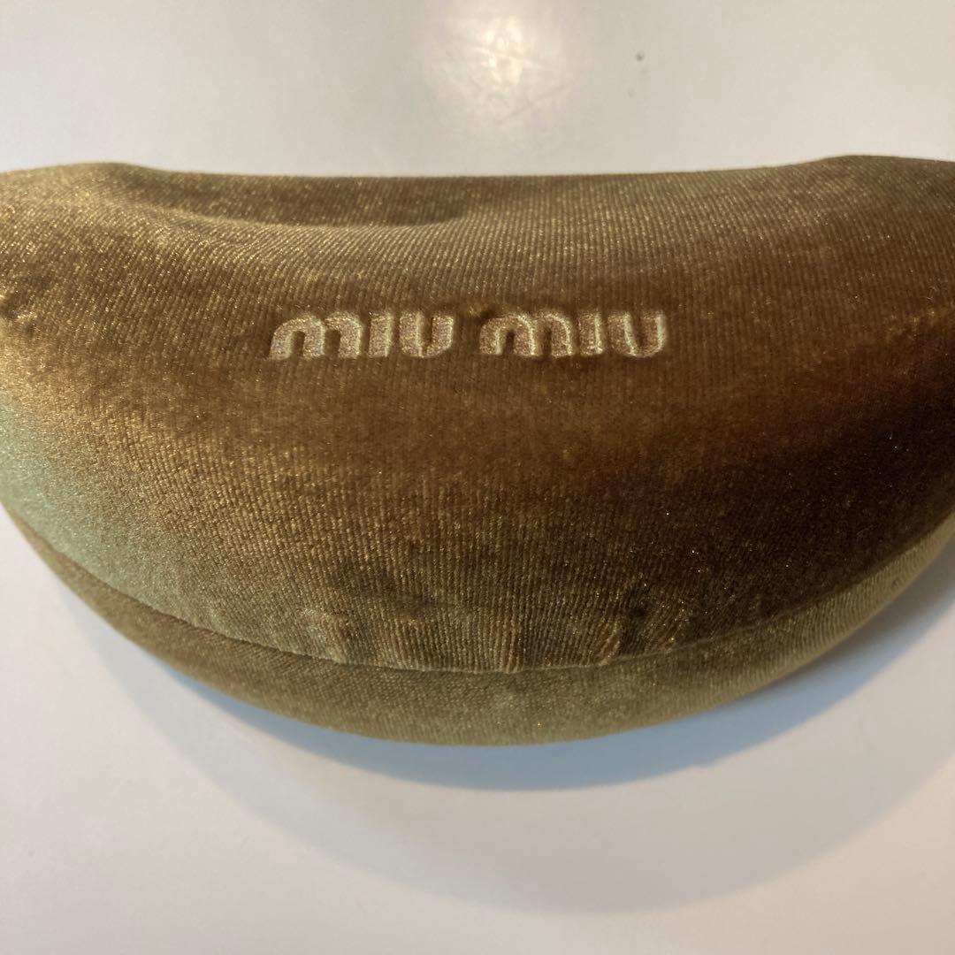 miu miu 美品パープル グラデーションサングラス　ケース付き☆