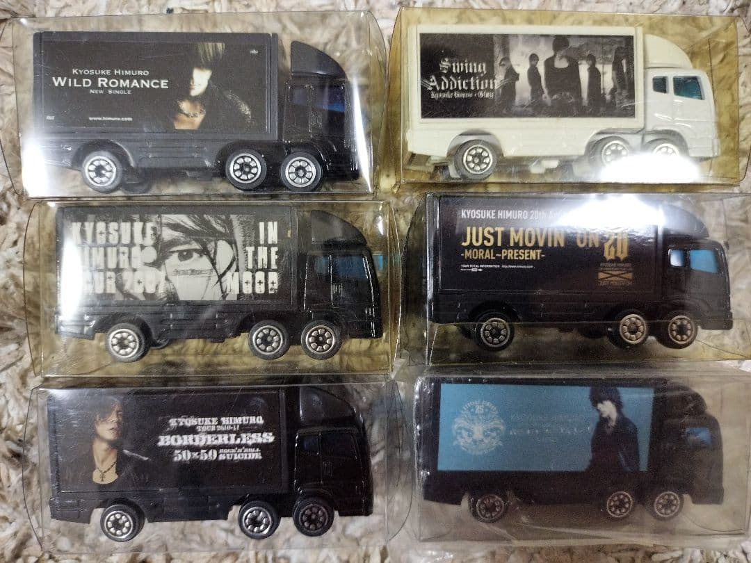 氷室京介　boowy トランポ　ツアートラック　ミニカー　グッズ　GLAY