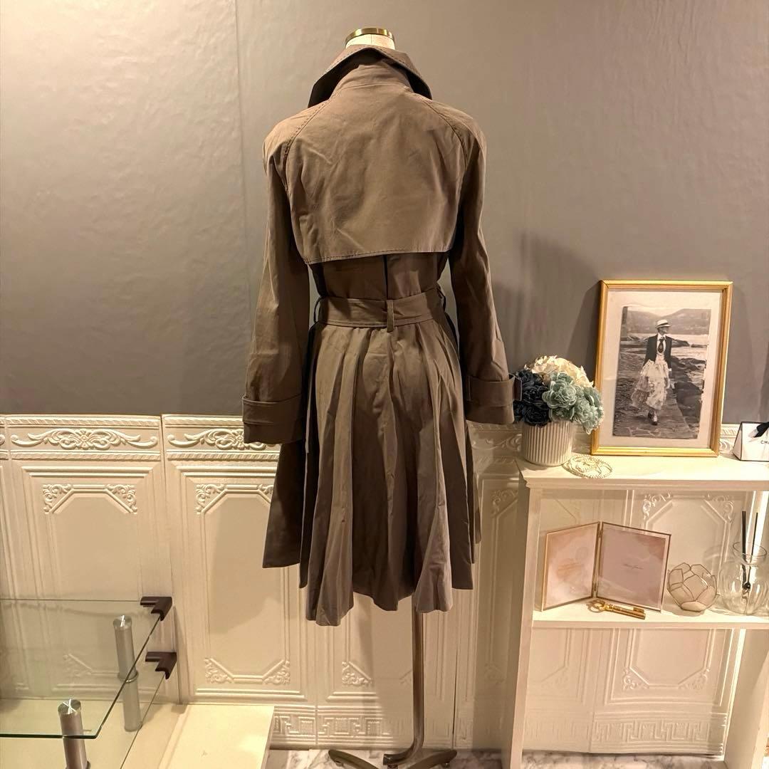 【6万円】フランスブランド　PAUREKA ステッチデザイン　トレンチコート