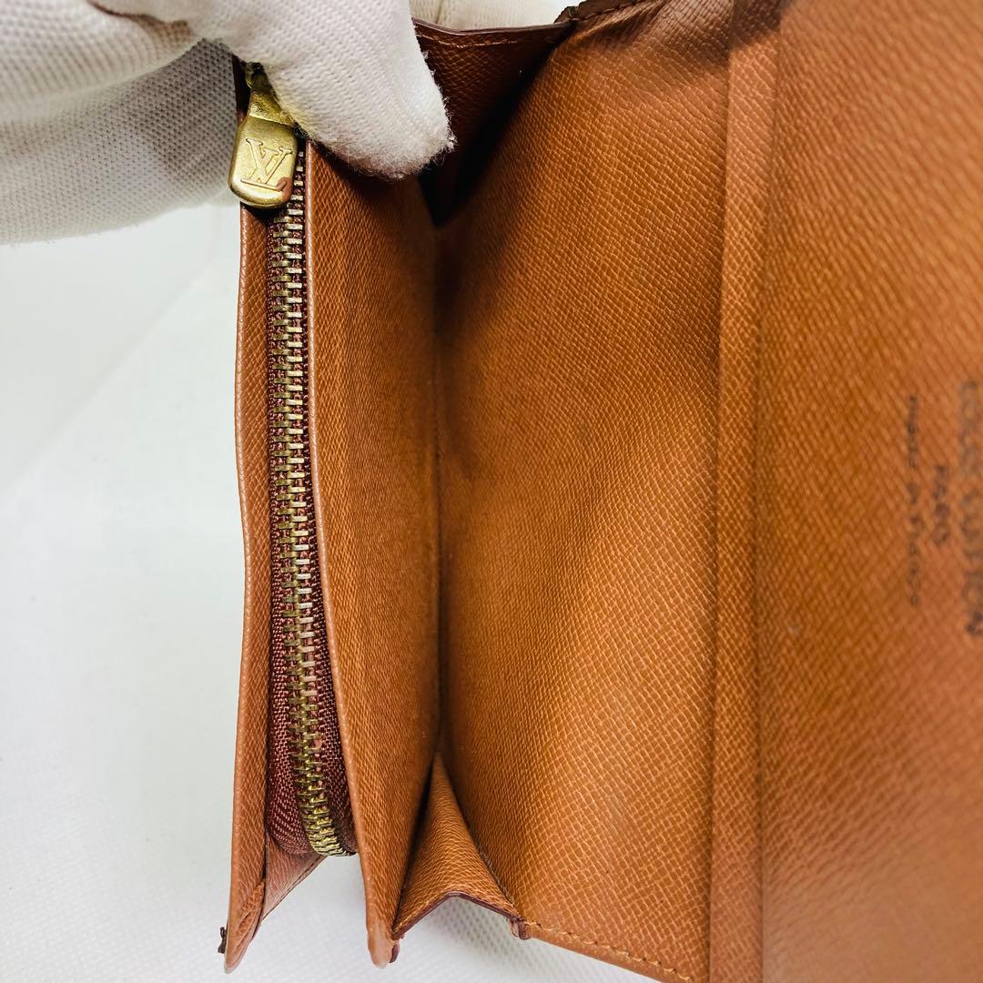 ルイヴィトン ポルトフォイユ トレゾール 財布 L字ファスナー 855