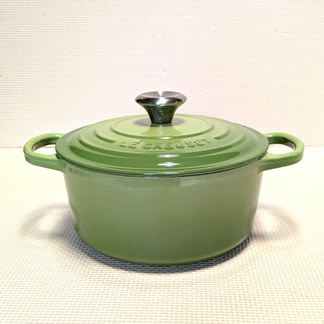 ル・クルーゼ Le Creuset ココット・ロンド 18cm グリーン
