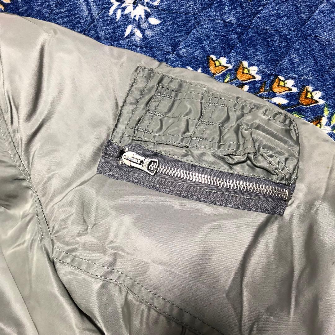 アルファインダストリーズ ma-1 80s グレー