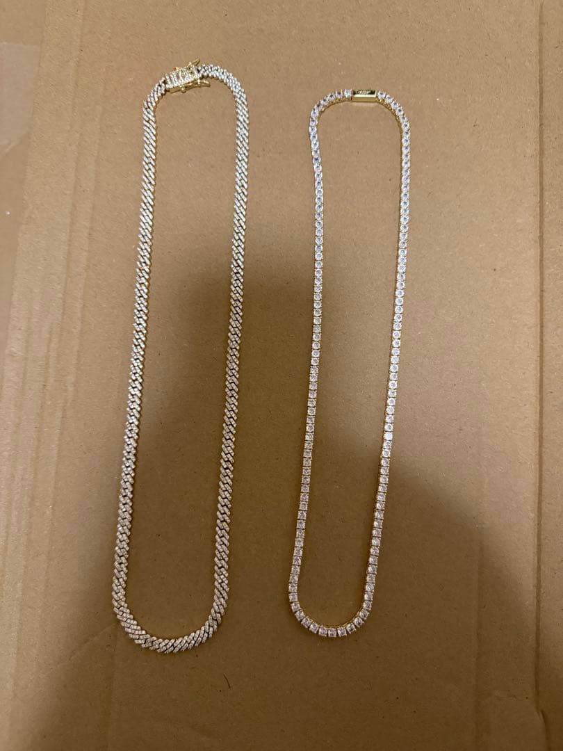 glitterネックレスチェーンセット