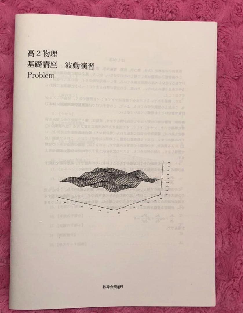 鉄緑会　高2物理　分野別演習&解答解説　全10冊　力学　熱力　原子　電磁気　波動