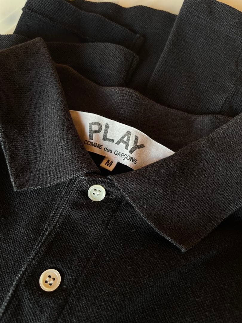 COMME des GARCONS コムデギャルソン　play ポロシャツ　M