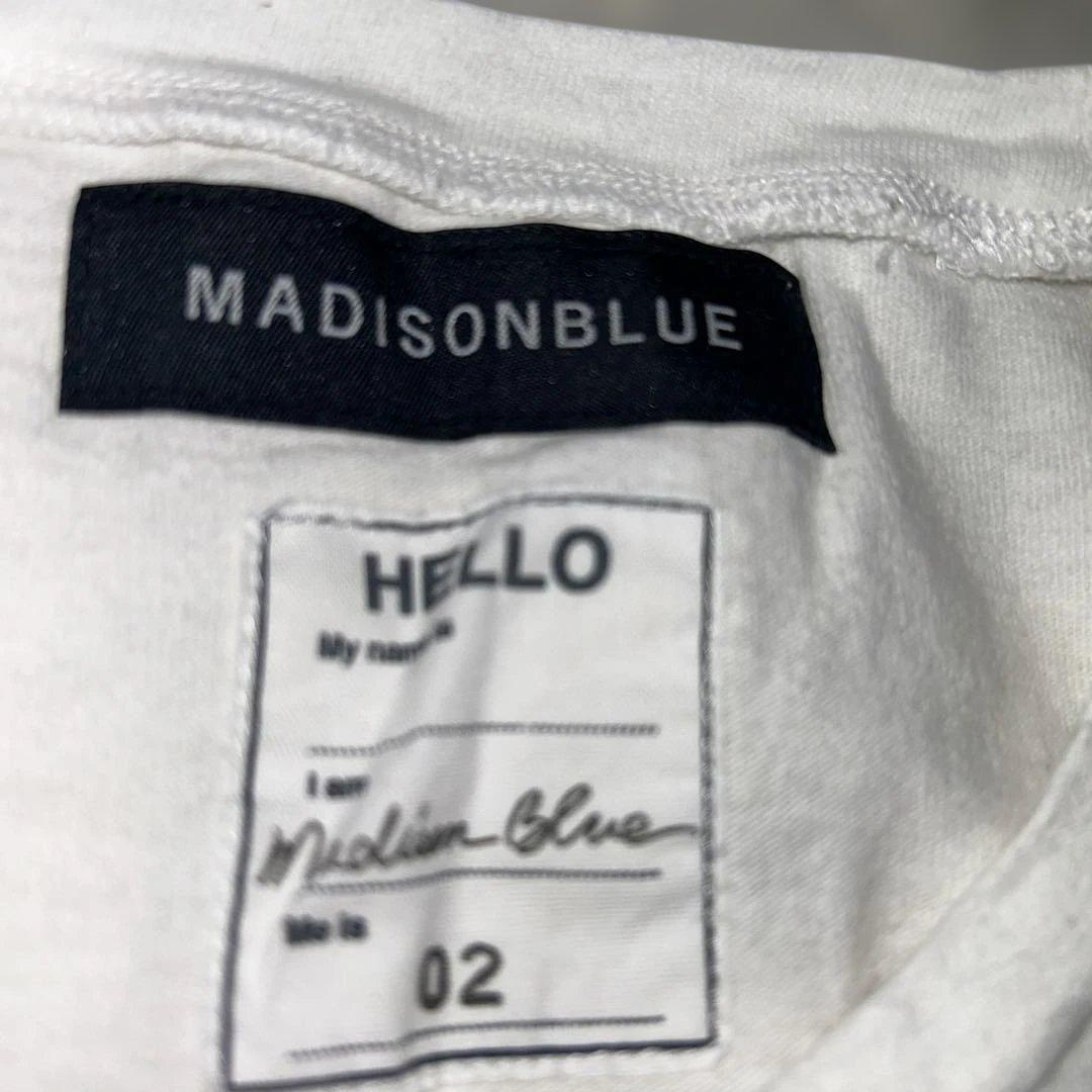 美品★MADISONBLUE マディソンブルー HELLO Tシャツ 白 02