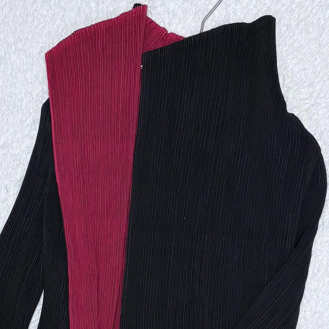 【極美品】2way リバーシブル プリーツ スプリング コート 上品 春 希少