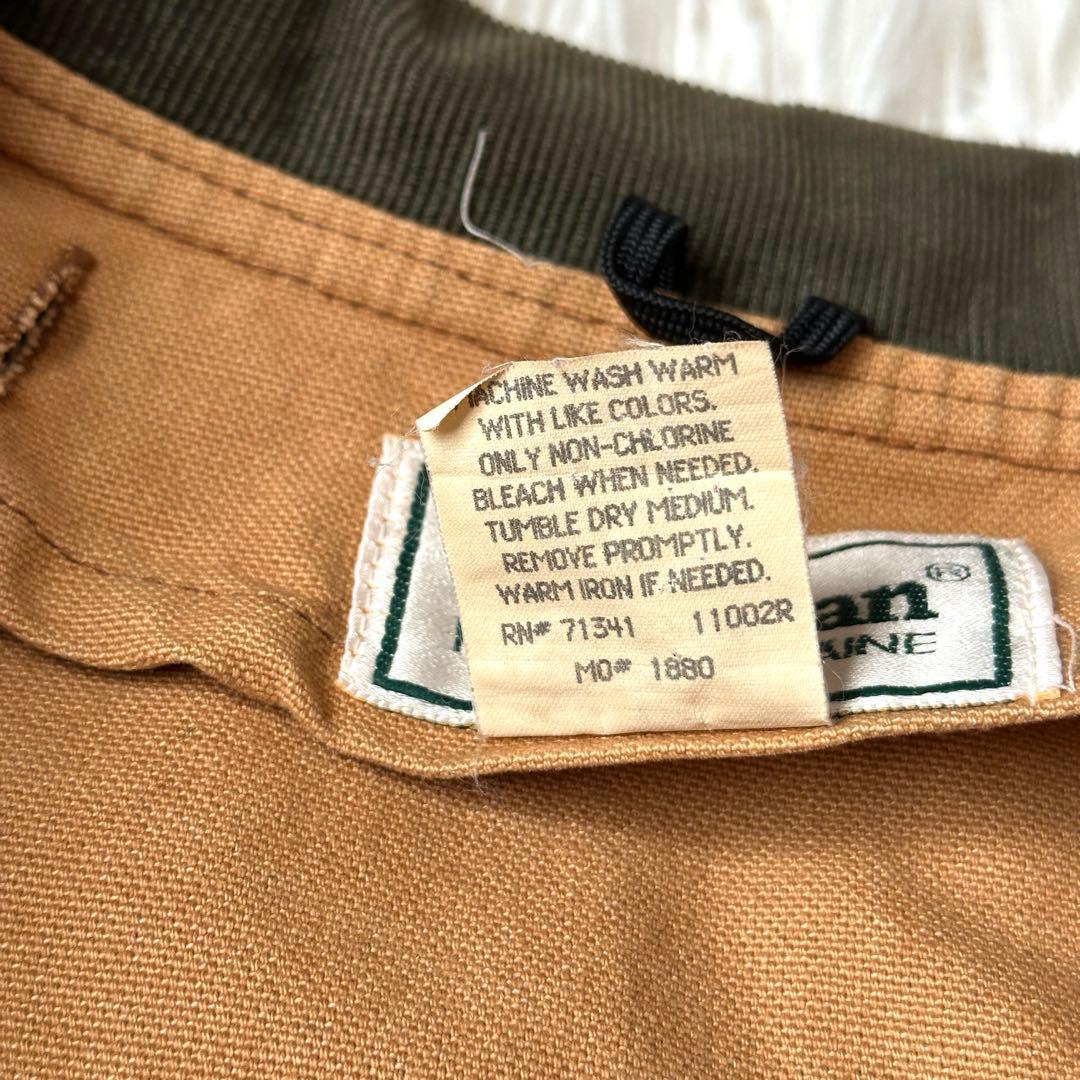 L.L.Bean カバーオール USA製 ブラウン L ハンティングジャケット