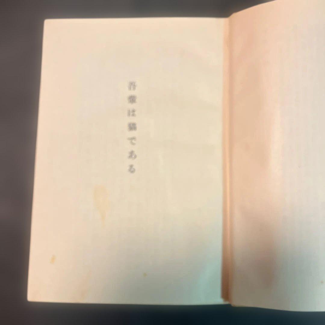 吾輩は猫である 新装版 夏目漱石 岩波書店刊行　初版本