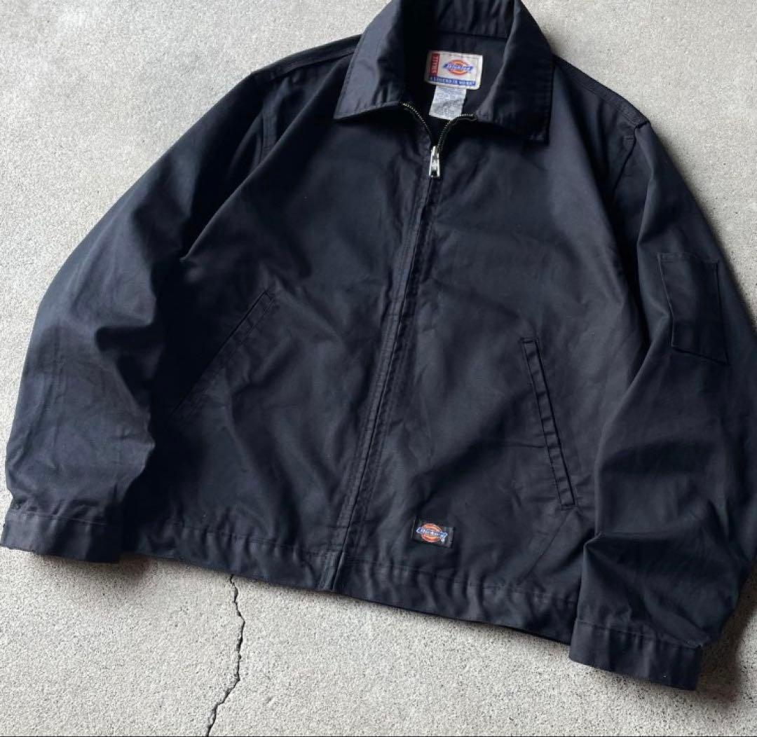 美品　90s Dickies スウィングトップ ドリズラージャケット ブラック