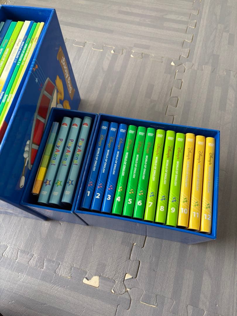 ディズニー 英語システム　絵本セット 12巻　シングアロング　プレイアロング　み