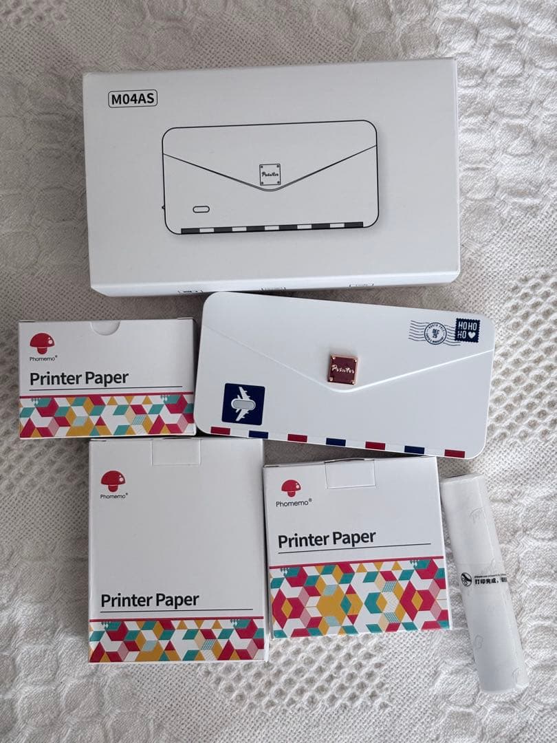 仕*す様 Pmo M04AS 封筒型プリンター　感熱ロール付き