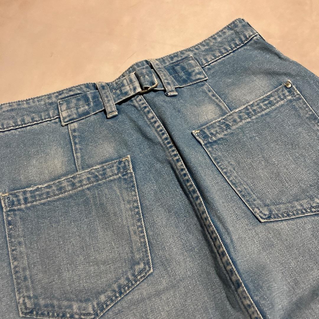 IENA　woadblue デニムマキシスカート