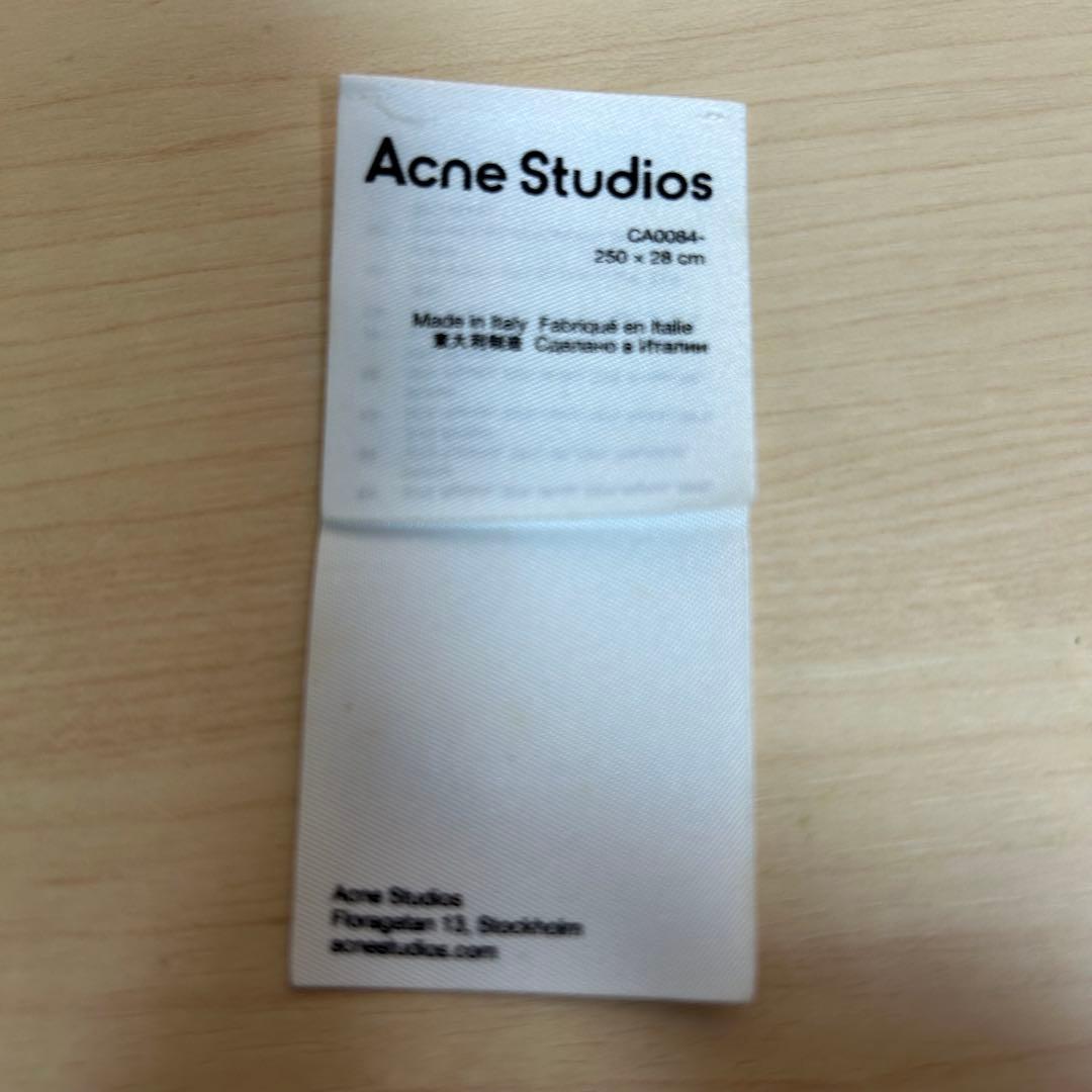acne studious マフラー　グリーン　チェック