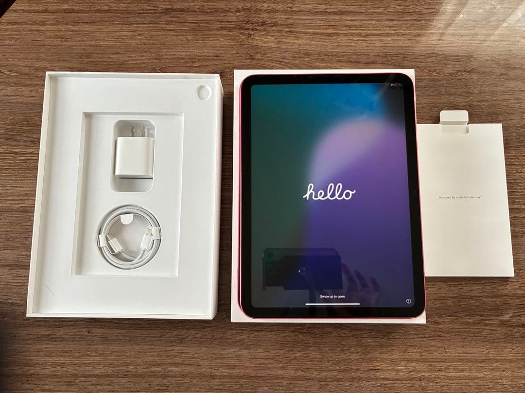 Apple iPad11世代 (A16)ピンク 128GB本体 充電器、箱付き