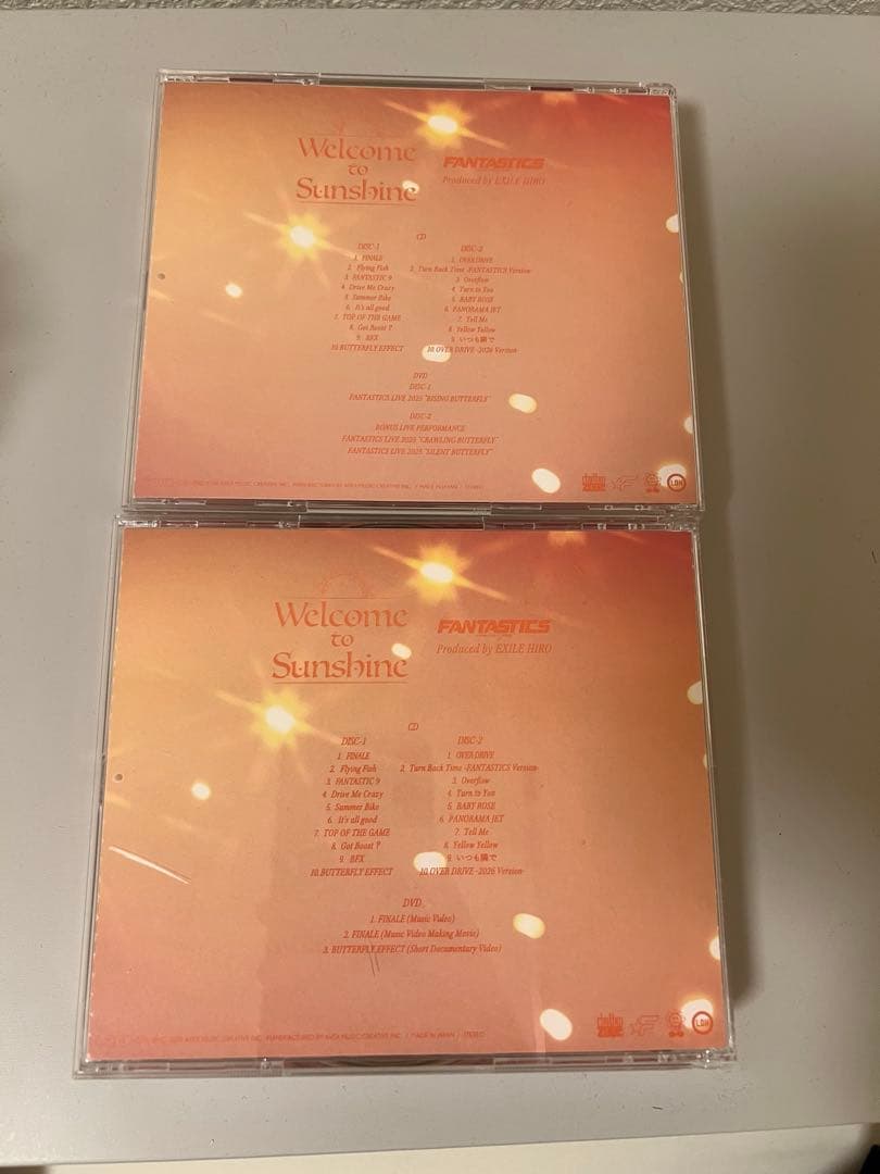 FANTASTICS アルバム Welcome to Sunshine