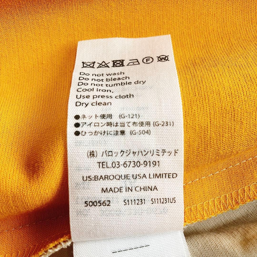 ENFOLD ダブルフェイスコート バイカラー マリーゴールド 36