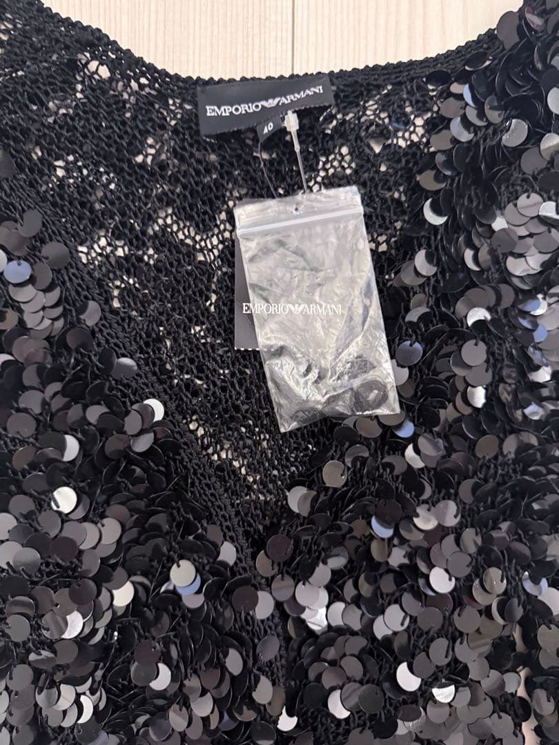 トップス Emporio Armani cardigan with sequins