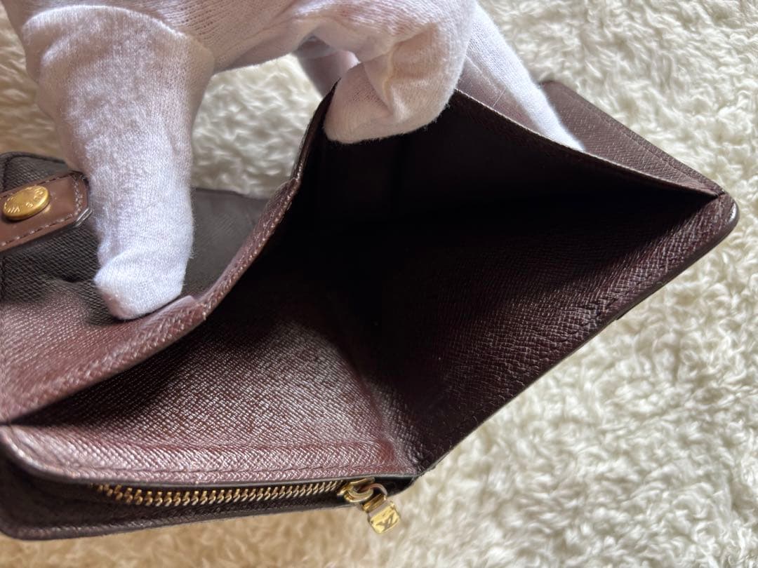 最終価格♪ルイヴィトン　ダミエ　コンパクトジップ　二つ折りラウンドファスナー