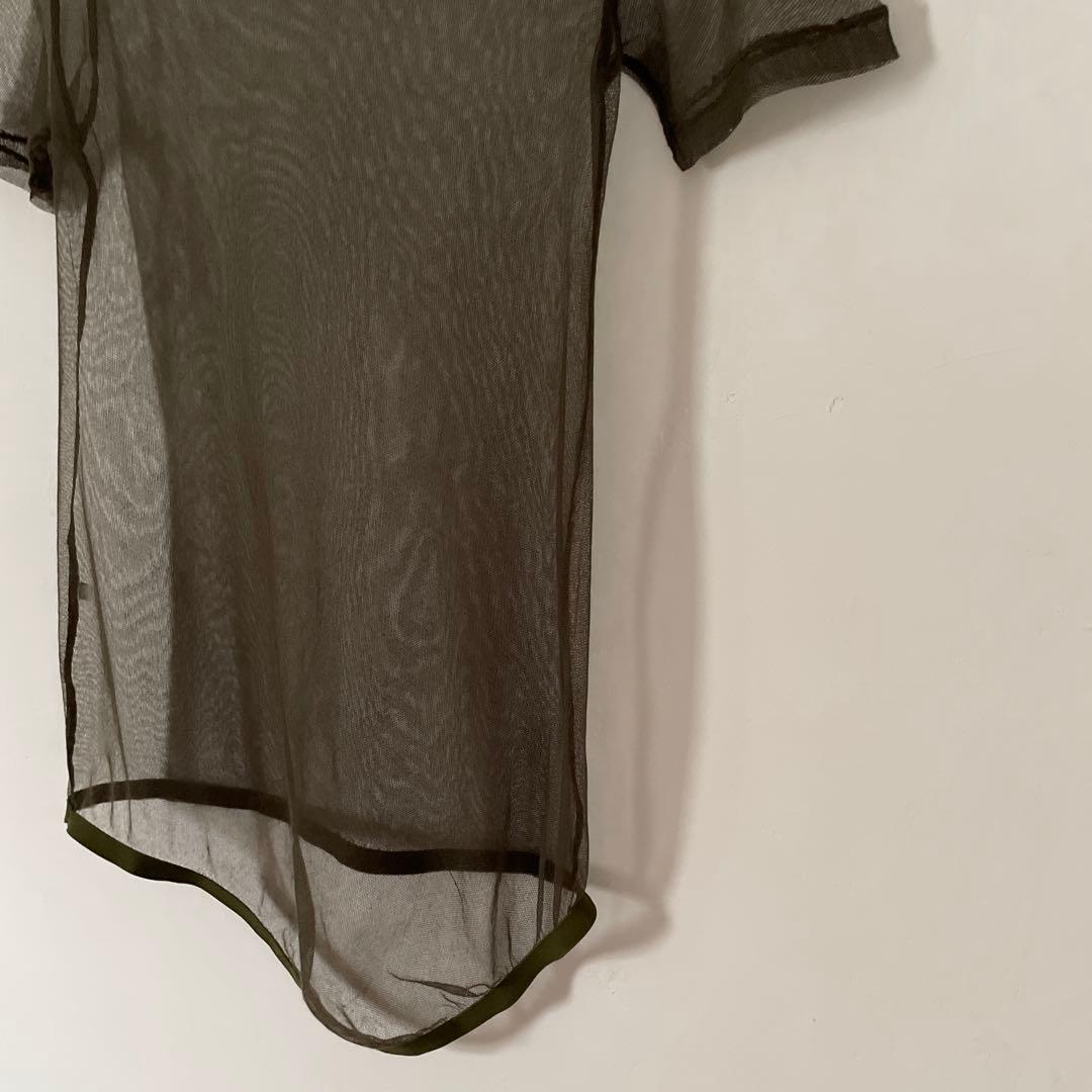 Helmut Lang 1999 本人期 メッシュ ミリタリー Tシャツ
