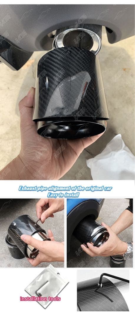 ミニマフラーカッターブラック2本セット