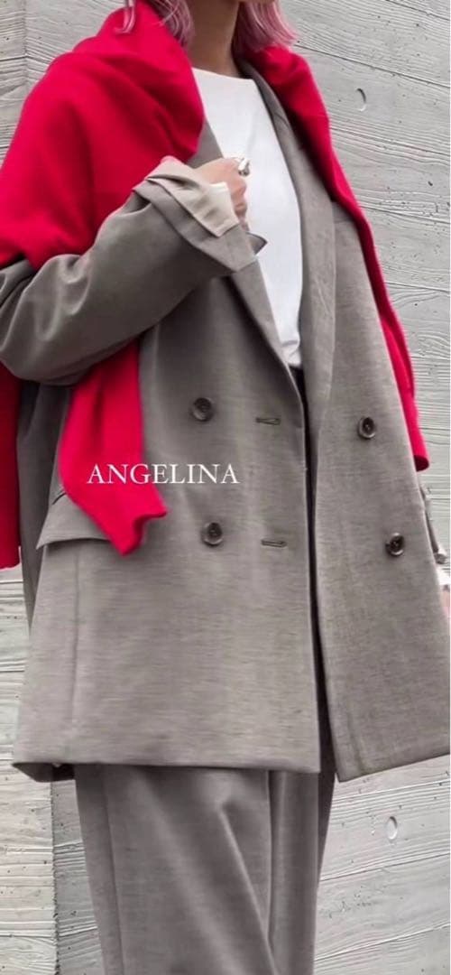 ANGELINA テーラードジャケット　ブラック