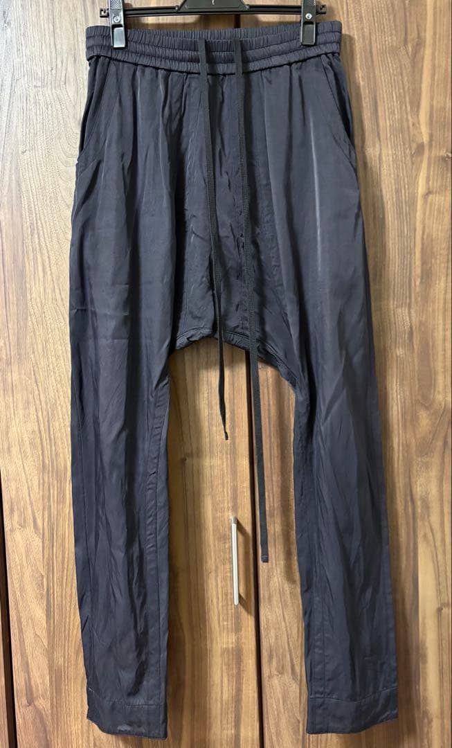 MA_JULIUS エムエーユリウス シームドサルエルパンツ 2 黒