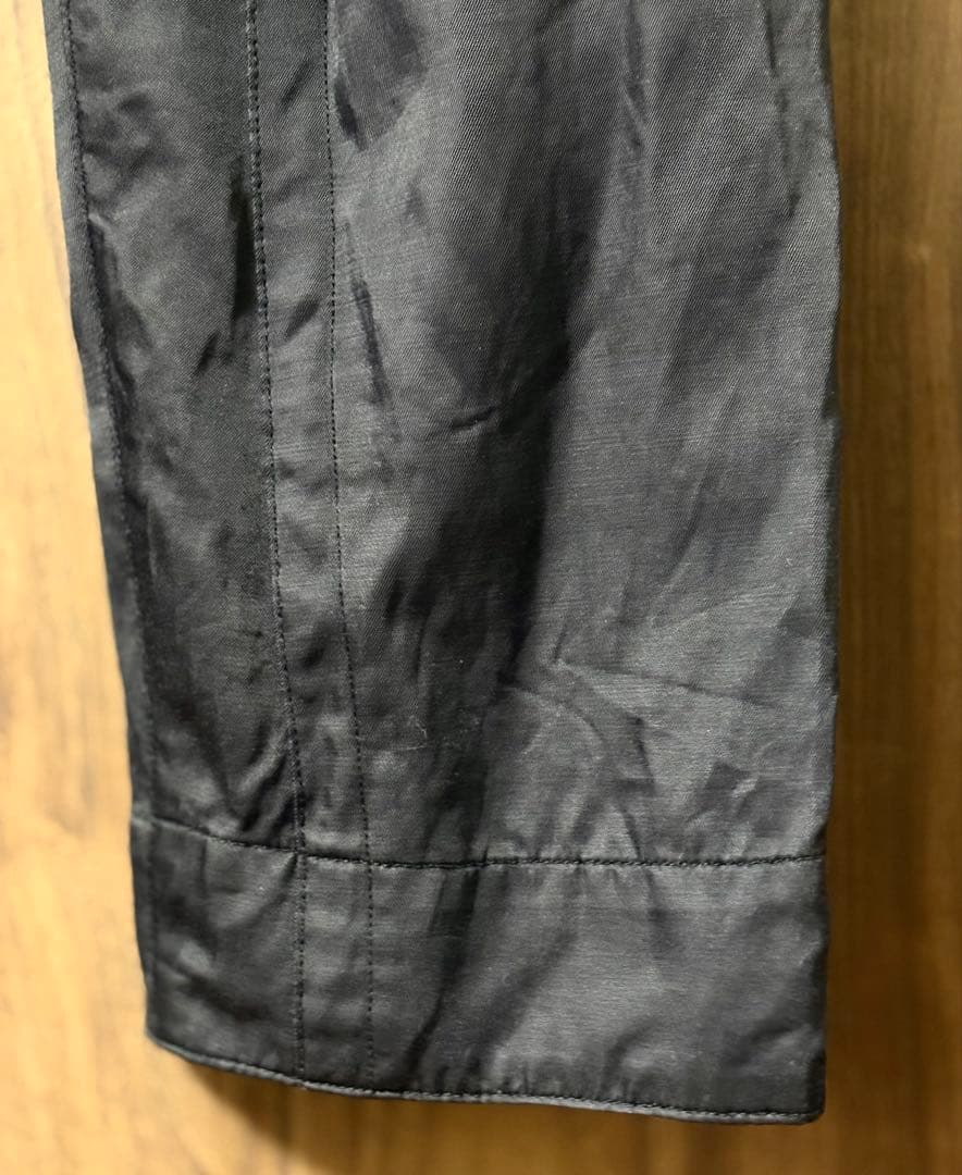 MA_JULIUS エムエーユリウス シームドサルエルパンツ 2 黒
