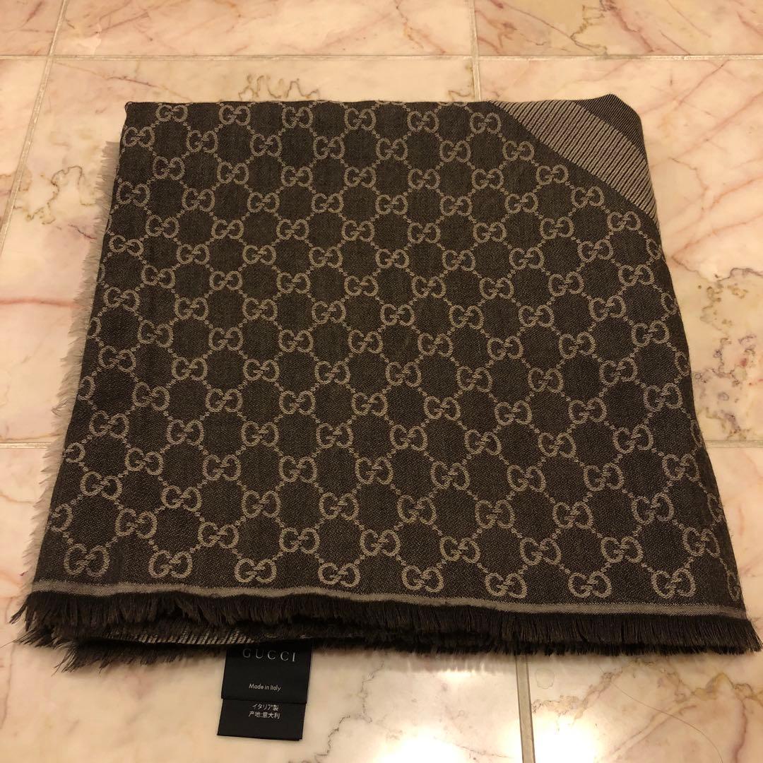 GUCCI 大判ストール　極美品
