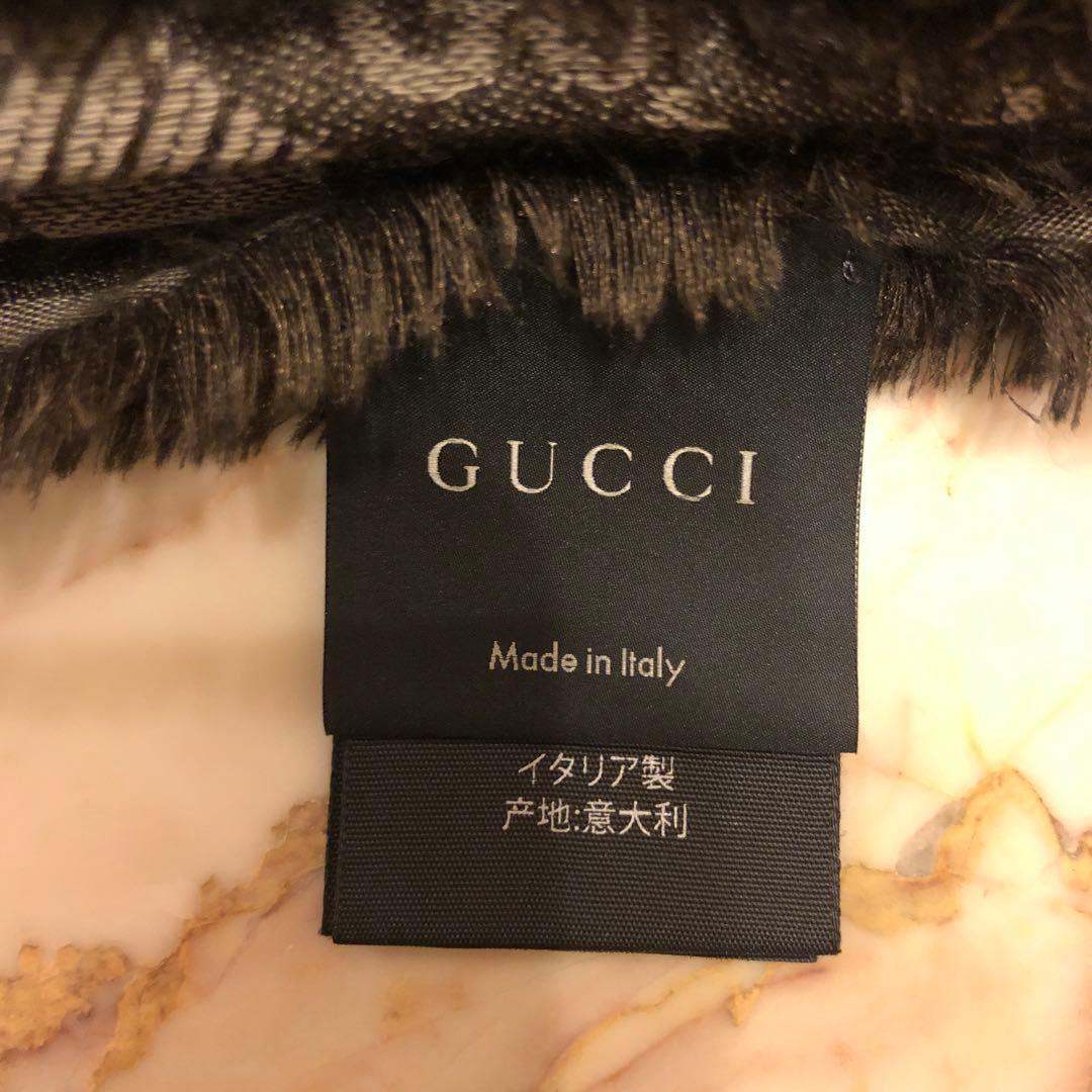 GUCCI 大判ストール　極美品